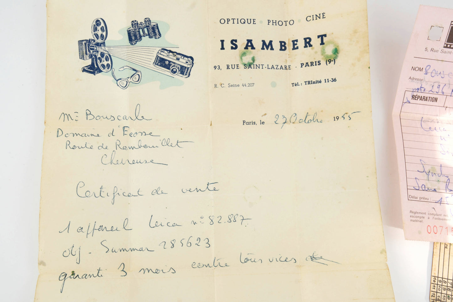 Leica II Black Paint - Converti en Leica III - Summar 5cm 1:2 - Double Synchro Flash