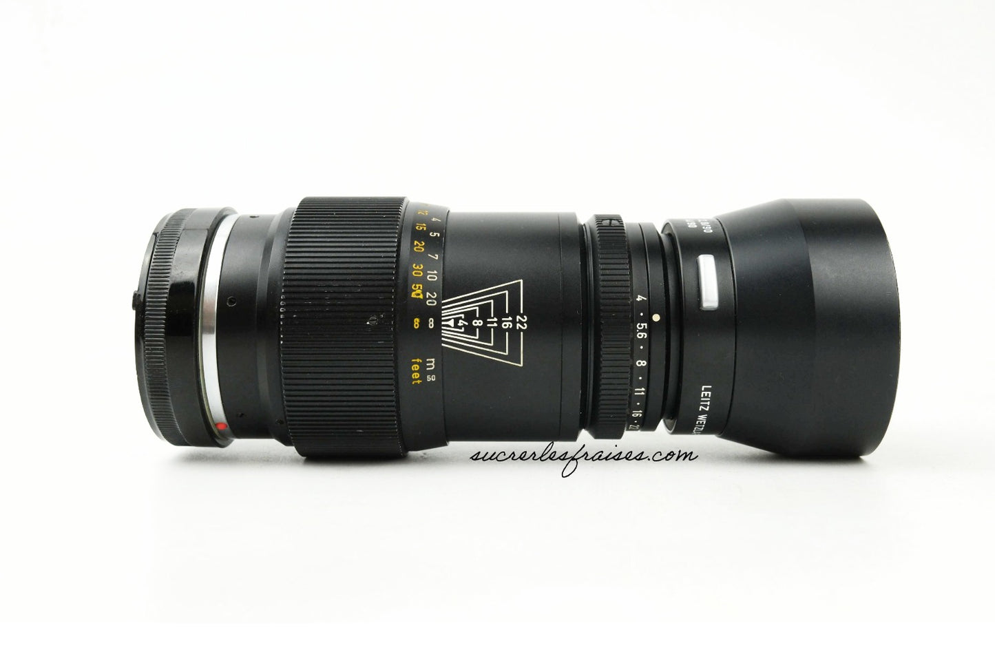 Leitz Wetzlar - TELE ELMAR f4 135mm (UFK) - Pare Soleil - Monture Leica M
