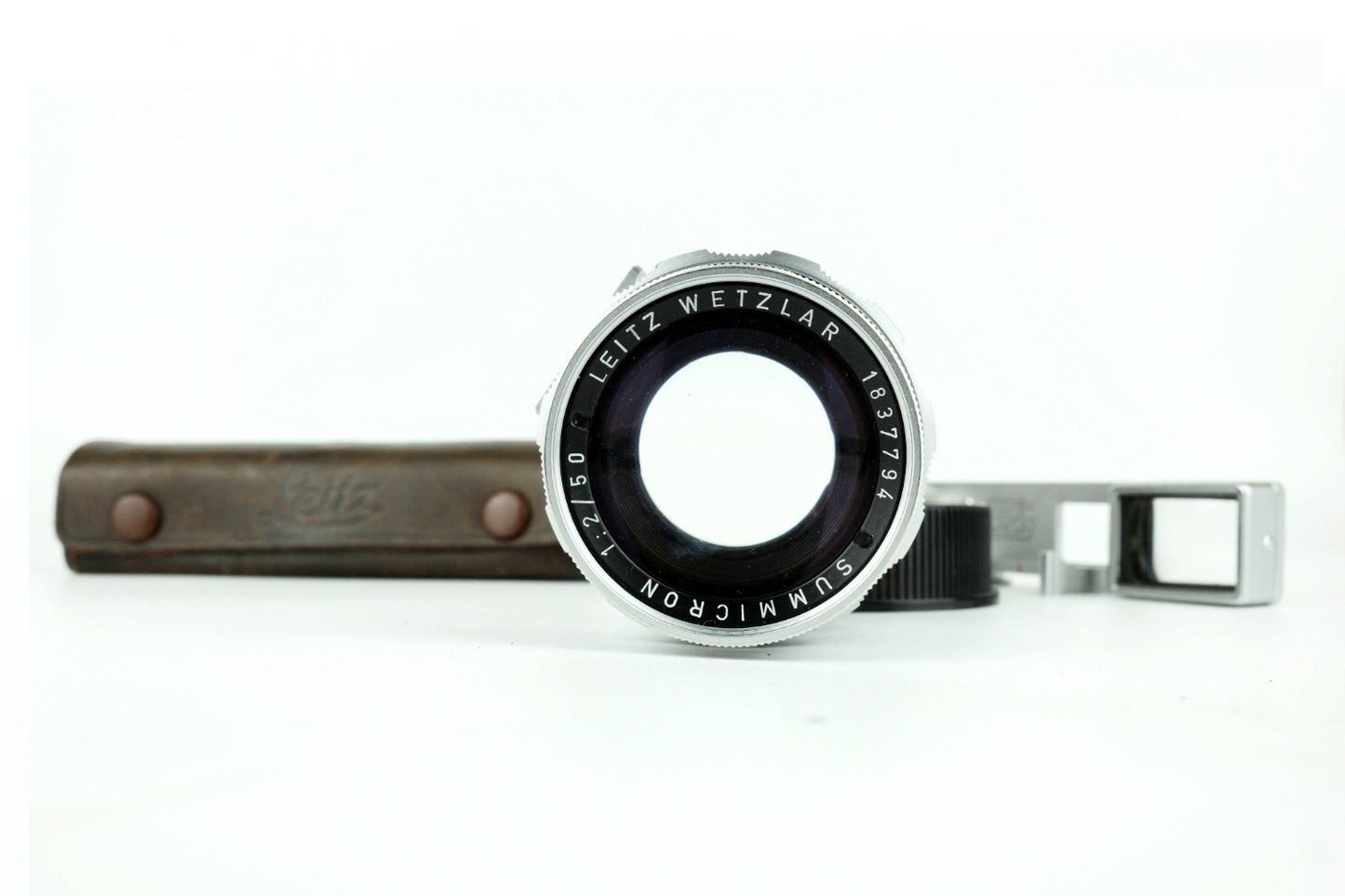 Leitz Wetzlar Summicron - 50mm f1.2 - DR Dual Range - Lunette SDPOO - Pochette Cuir
