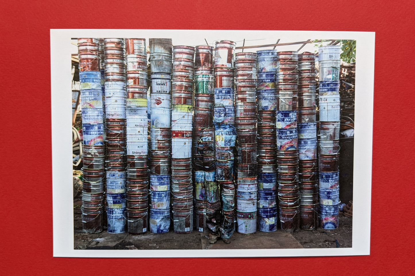 Liu Bolin - coffret Wombat Art Box - 2 tirages et 10 images - Edition limitée