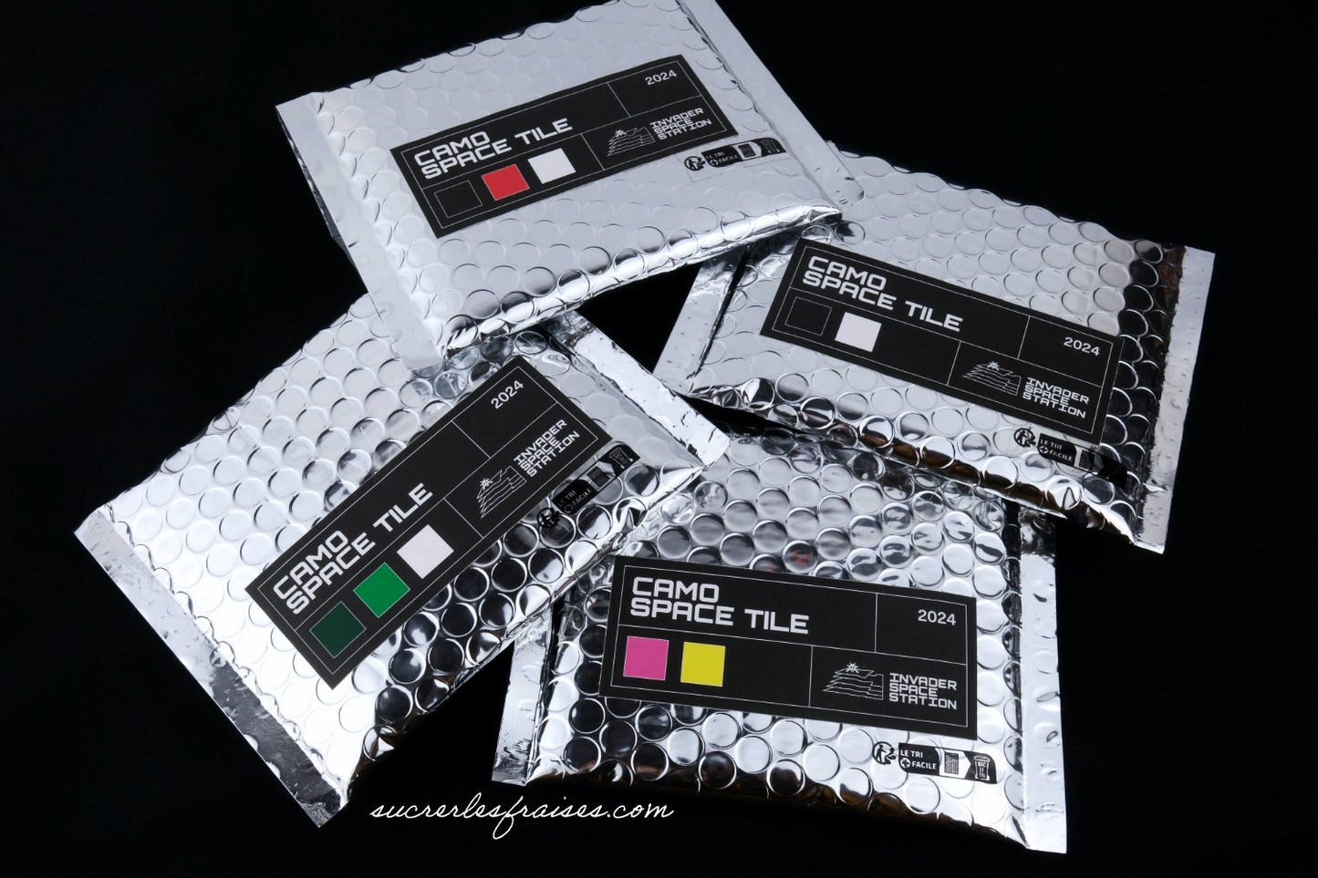Invader - Camo Space Tiles - Space Invader - Invader Space Station 2024 Paris