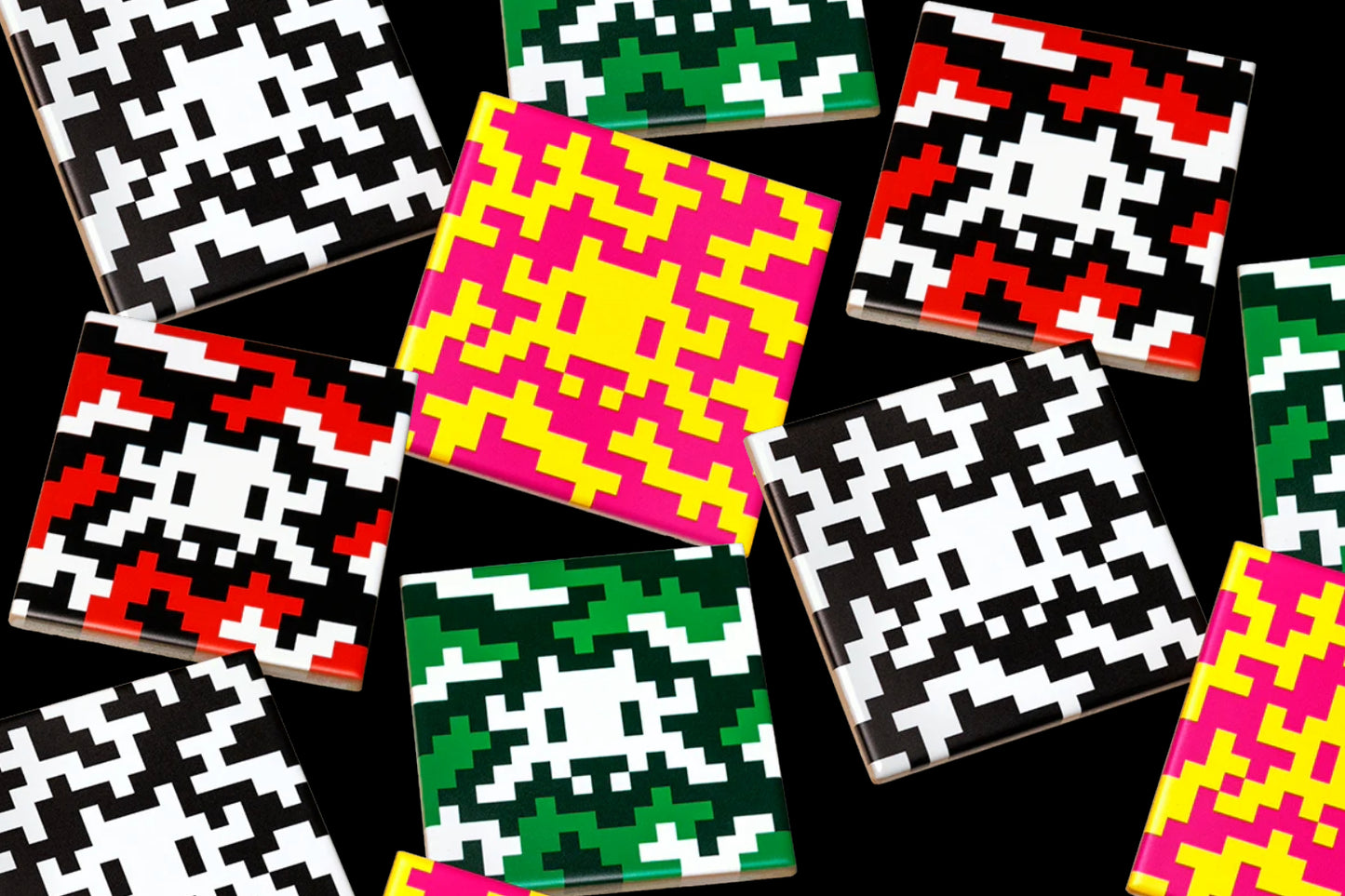 Invader - Camo Space Tiles - Space Invader - Invader Space Station 2024 Paris