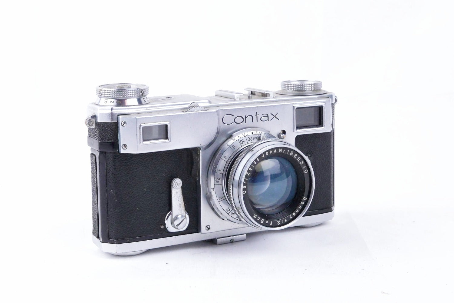 Zeiss Ikon Contax II + Sonnar Jena 5cm f/2 + Contameter Stuttgart