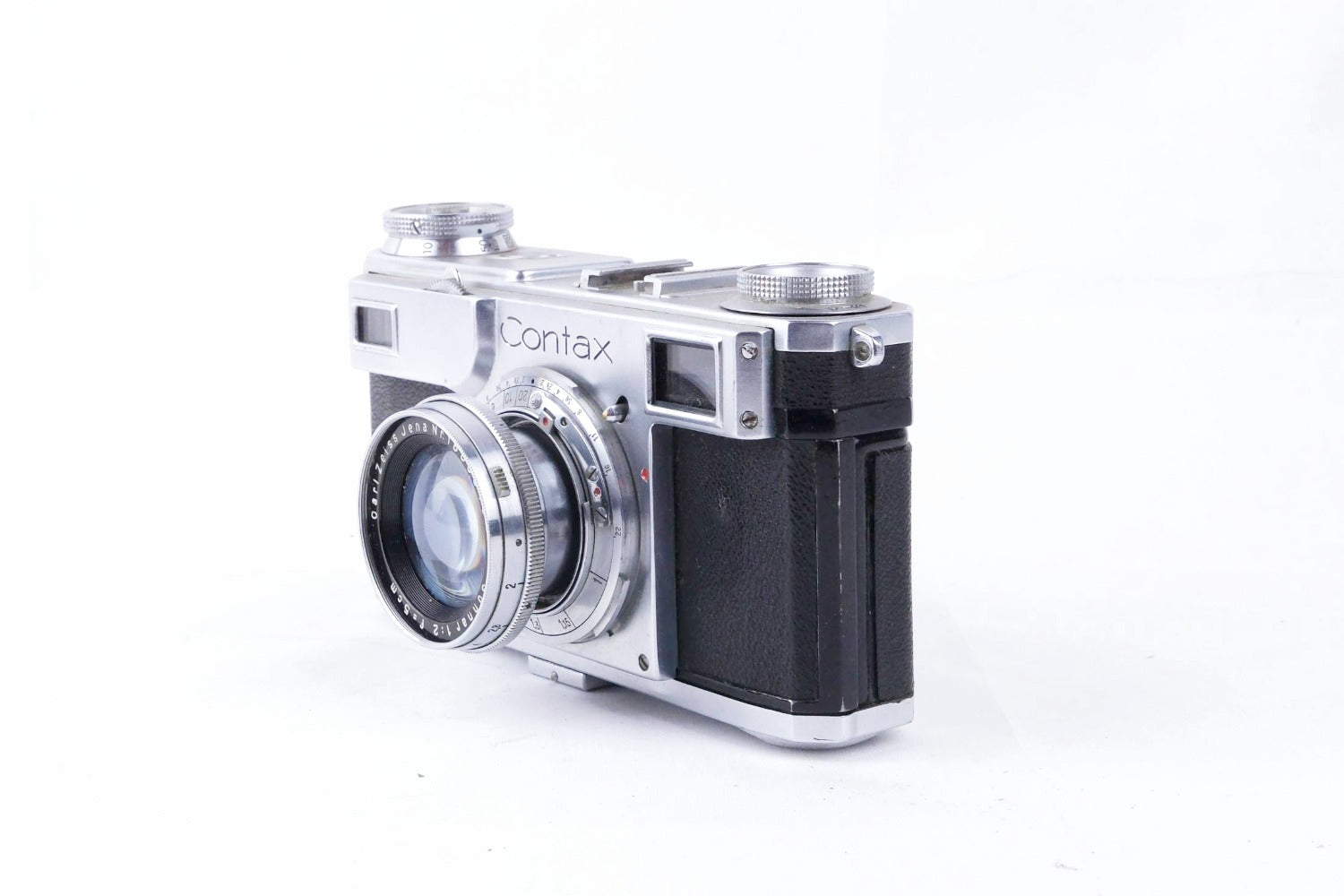 Zeiss Ikon Contax II + Sonnar Jena 5cm f/2 + Contameter Stuttgart