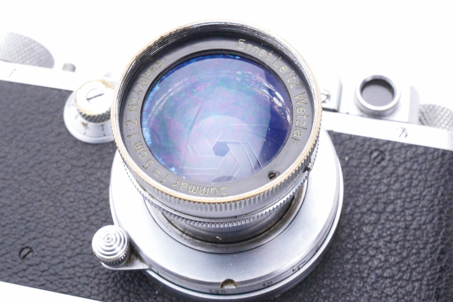 Zeiss Ikon Contax II + Sonnar Jena 5cm f/2 + Contameter Stuttgart