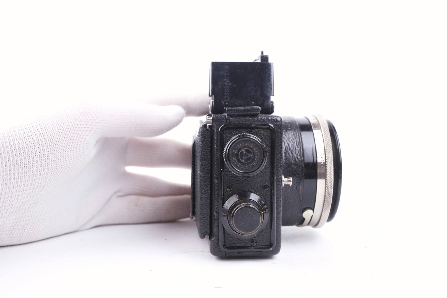 ERNEMANN Ermanox 6 x 4,5 - plaques et sacoche d'origine