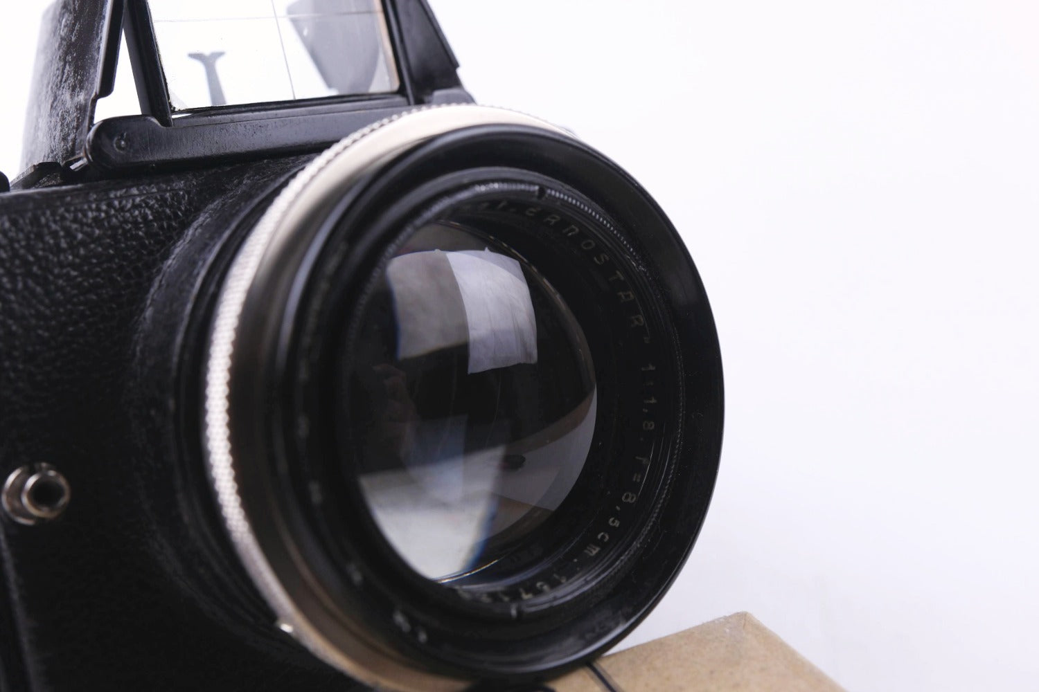 ERNEMANN Ermanox 6 x 4,5 - plaques et sacoche d'origine