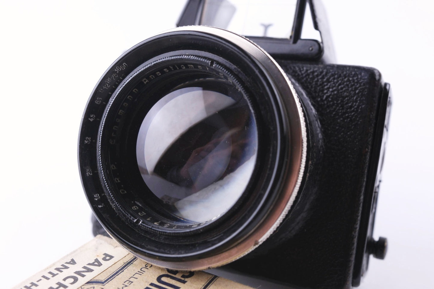 ERNEMANN Ermanox 6 x 4,5 - plaques et sacoche d'origine