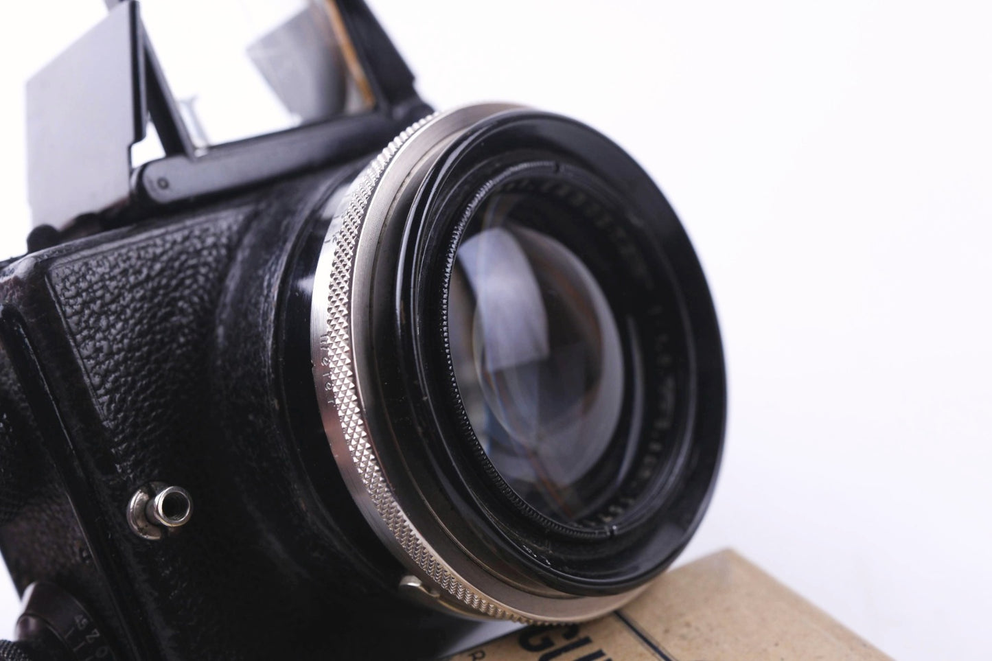 ERNEMANN Ermanox 6 x 4,5 - plaques et sacoche d'origine