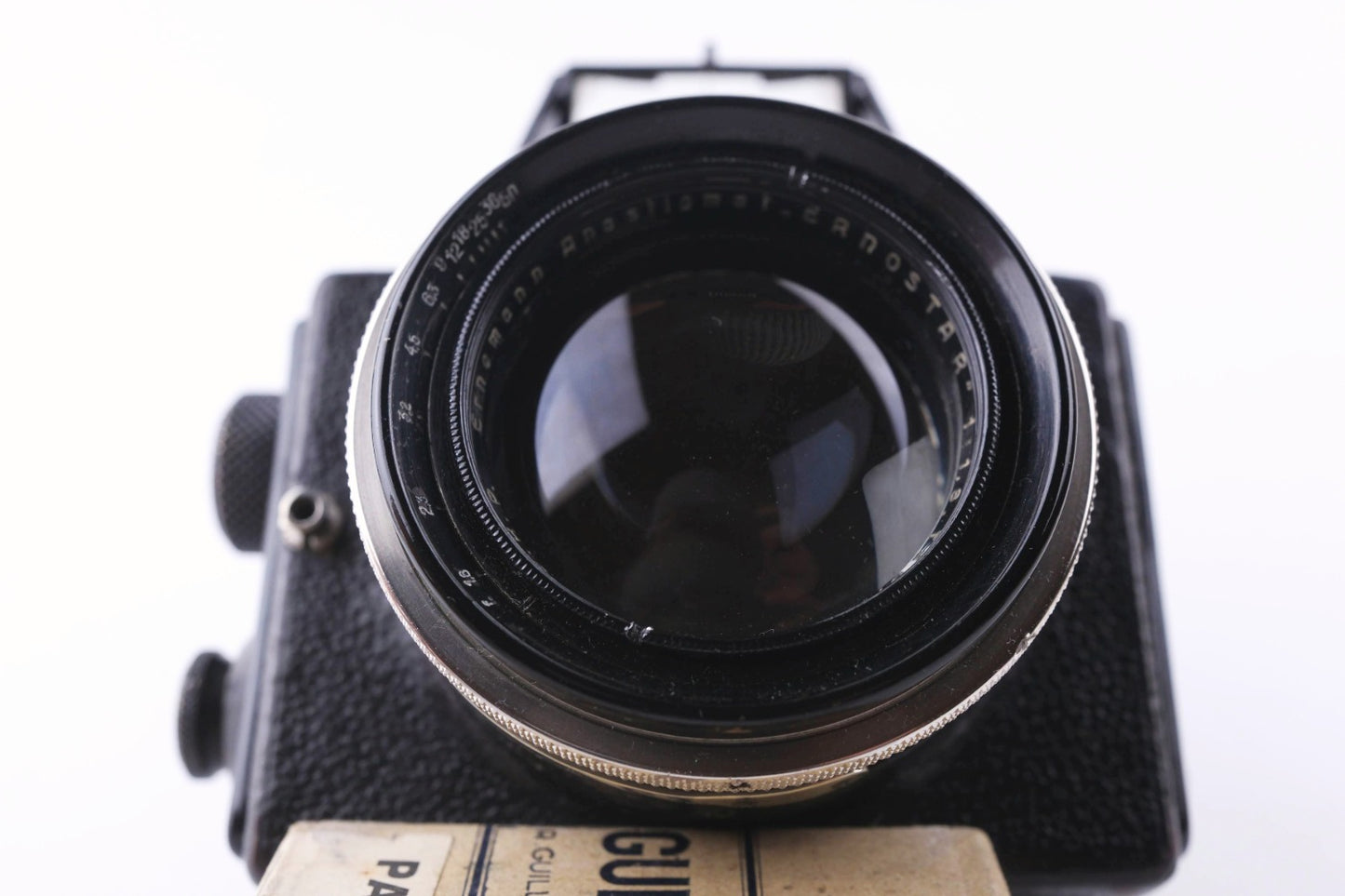 ERNEMANN Ermanox 6 x 4,5 - plaques et sacoche d'origine