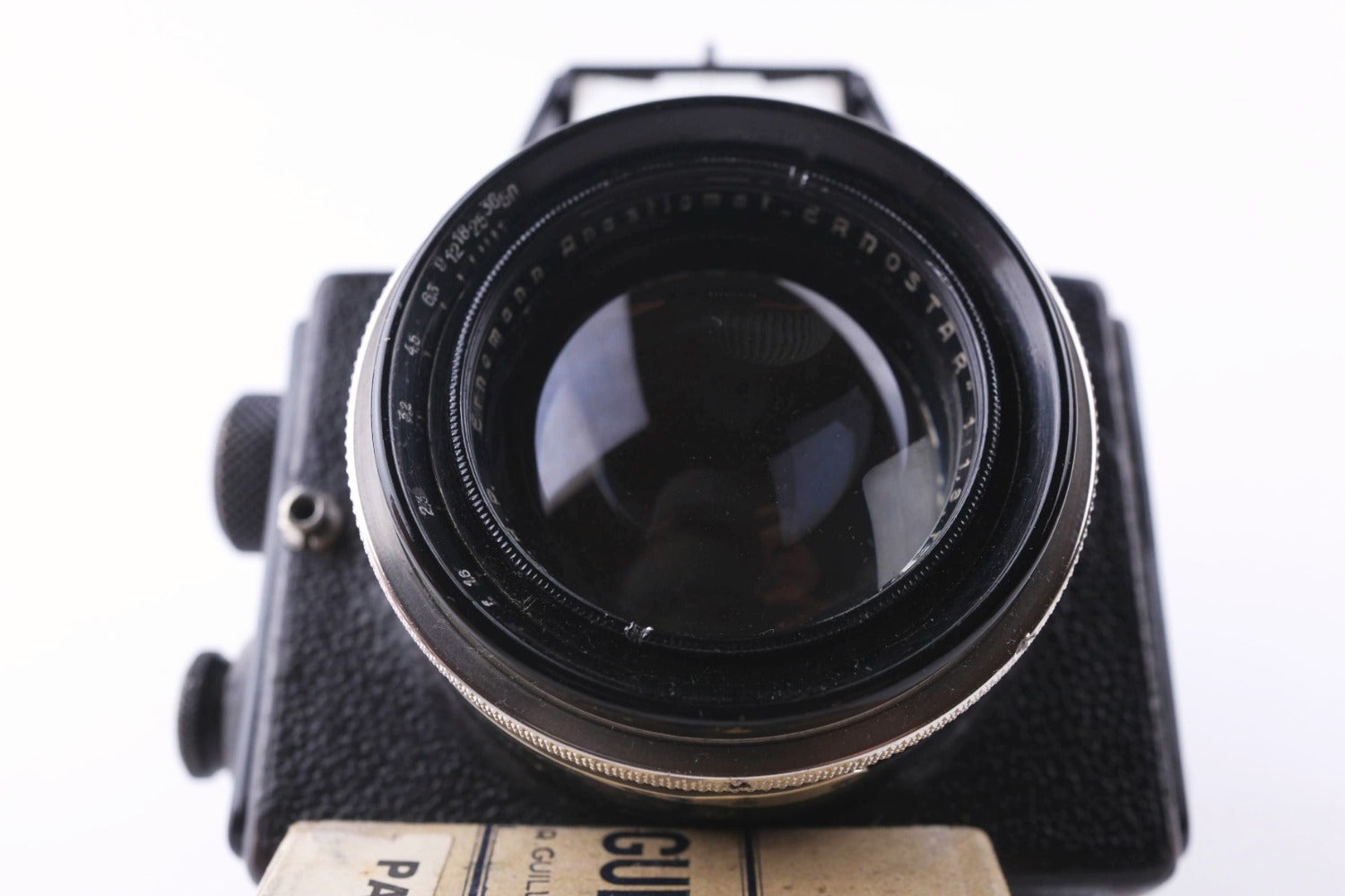 ERNEMANN Ermanox 6 x 4,5 - plaques et sacoche d'origine