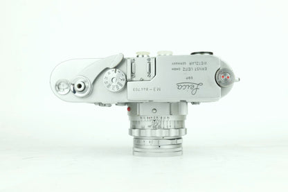 Leica M3 Double Stroke - Summicron 5cm f/2 DR Dual Range - Lunette SDPOO - Cellule