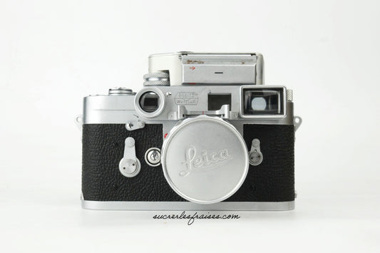 Leica M3 Double Stroke - Summicron 5cm f/2 DR Dual Range - Lunette - Cellule