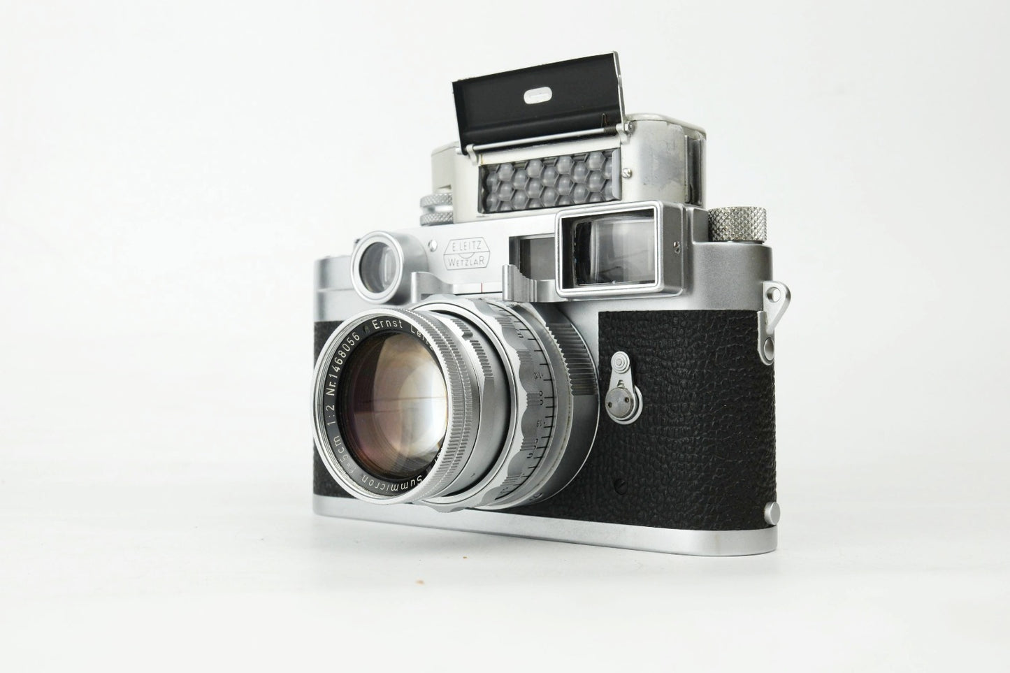 Leica M3 Double Stroke - Summicron 5cm f/2 DR Dual Range - Lunette SDPOO - Cellule