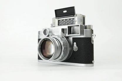 Leica M3 Double Stroke - Summicron 5cm f/2 DR Dual Range - Lunette SDPOO - Cellule