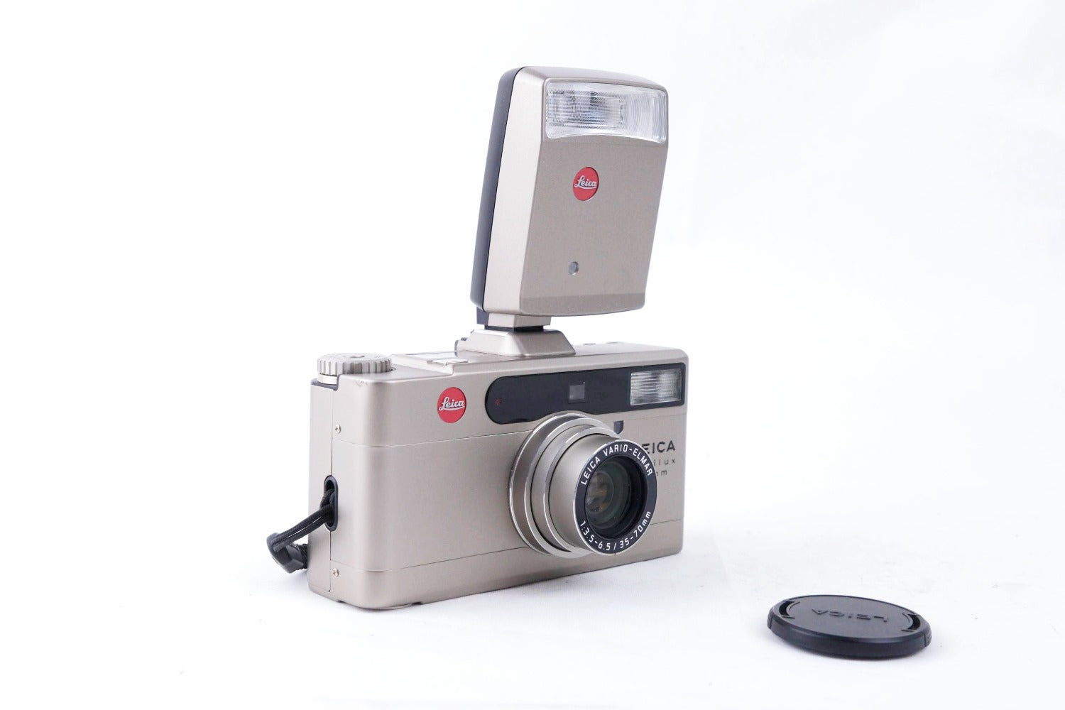 Leica Minilux Zoom Silver +CF Flash – Vario-Elmar 35-70mm – Japan