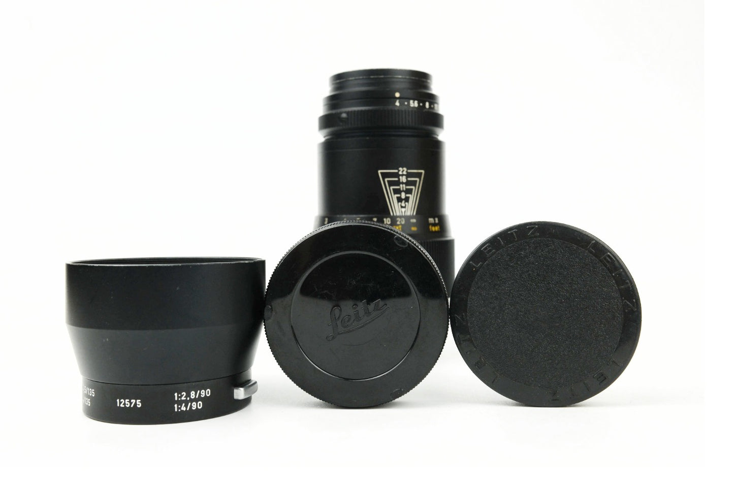 Leitz Wetzlar - TELE ELMAR f4 135mm (UFK) - Pare Soleil - Monture Leica M