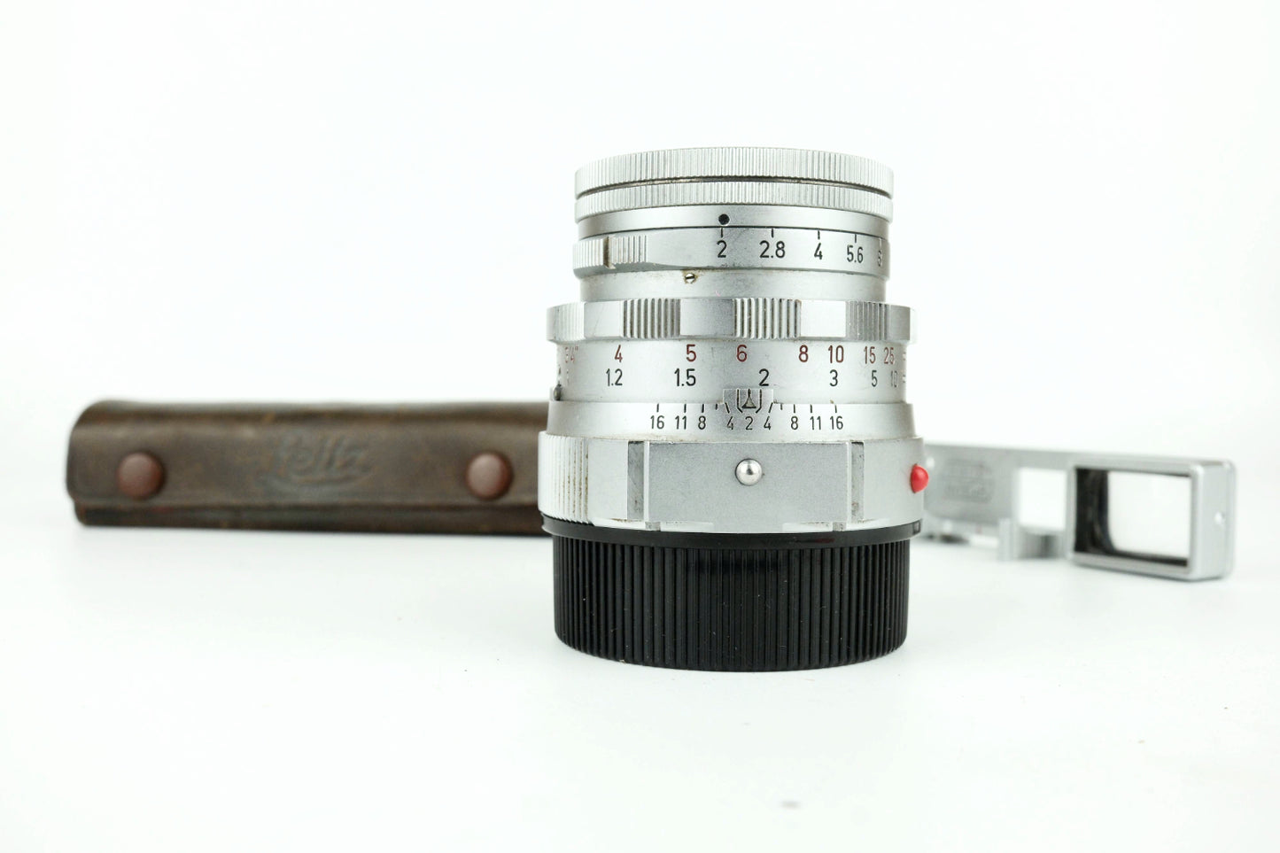 Leitz Wetzlar Summicron - 50mm f1.2 - DR Dual Range - Lunette SDPOO - Pochette Cuir