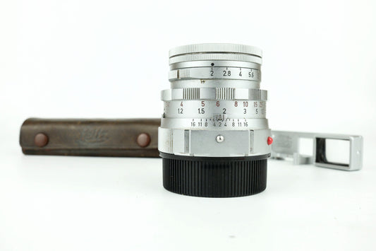 Leitz Wetzlar Summicron - 50mm f1.2 - DR Dual Range - Lunette SDPOO - Pochette Cuir