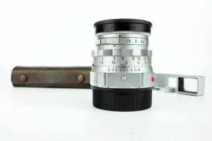 Leitz Wetzlar Summicron - 50mm f1.2 - DR Dual Range - Lunette SDPOO - Pochette Cuir