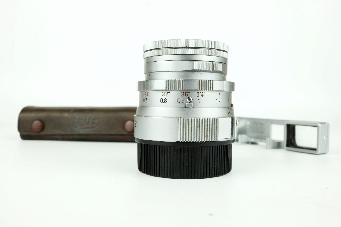 Leitz Wetzlar Summicron - 50mm f1.2 - DR Dual Range - Lunette SDPOO - Pochette Cuir