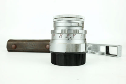 Leitz Wetzlar Summicron - 50mm f1.2 - DR Dual Range - Lunette SDPOO - Pochette Cuir