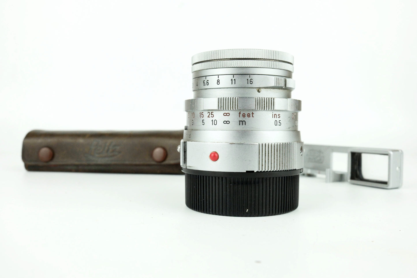 Leitz Wetzlar Summicron - 50mm f1.2 - DR Dual Range - Lunette SDPOO - Pochette Cuir
