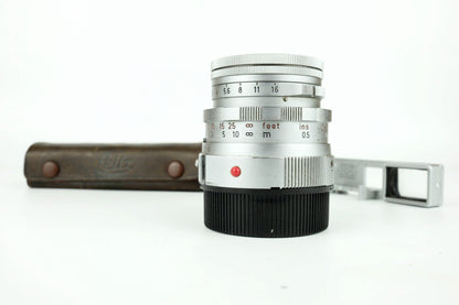 Leitz Wetzlar Summicron - 50mm f1.2 - DR Dual Range - Lunette SDPOO - Pochette Cuir