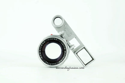 Leitz Wetzlar Summicron - 50mm f1.2 - DR Dual Range - Lunette SDPOO - Pochette Cuir