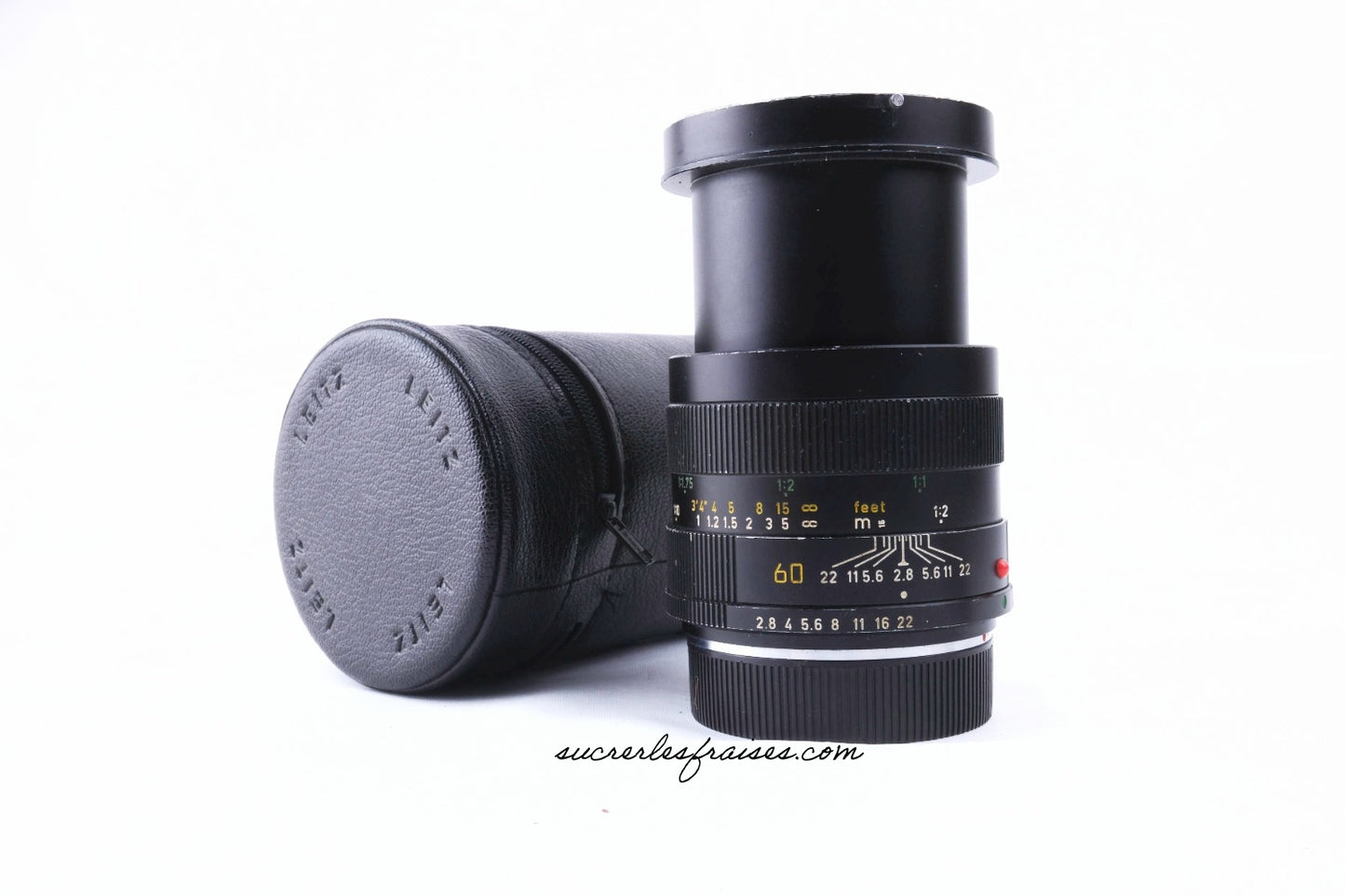 LEITZ MACRO-ELMARIT-R - 60mm f/2.8 + ÉTUI CUIR LEITZ