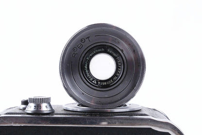 Robot II + Schneider Xenar 37.5mm f/2.8 + Original Leather Case – Japan Welcome