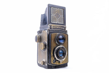 Rolleicord I Art Déco (1933) — Triotar 7.5cm f/4.5 — Obturateur Compur