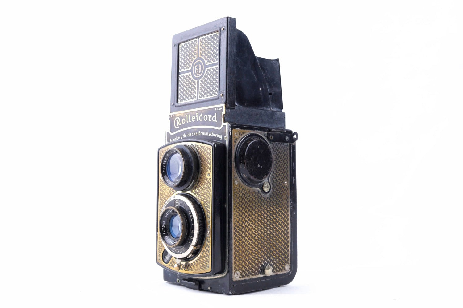 Rolleicord I Art Déco (1933) — Triotar 7.5cm f/4.5 — Obturateur Compur