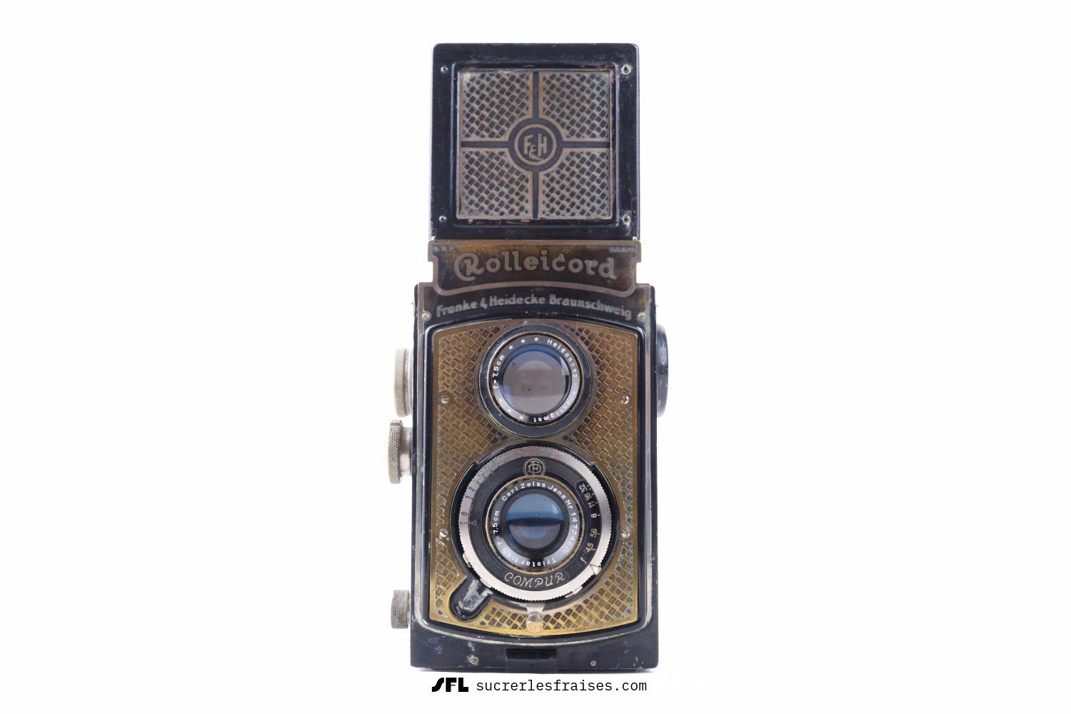 Rolleicord I Art Déco (1933) — Triotar 7.5cm f/4.5 — Obturateur Compur