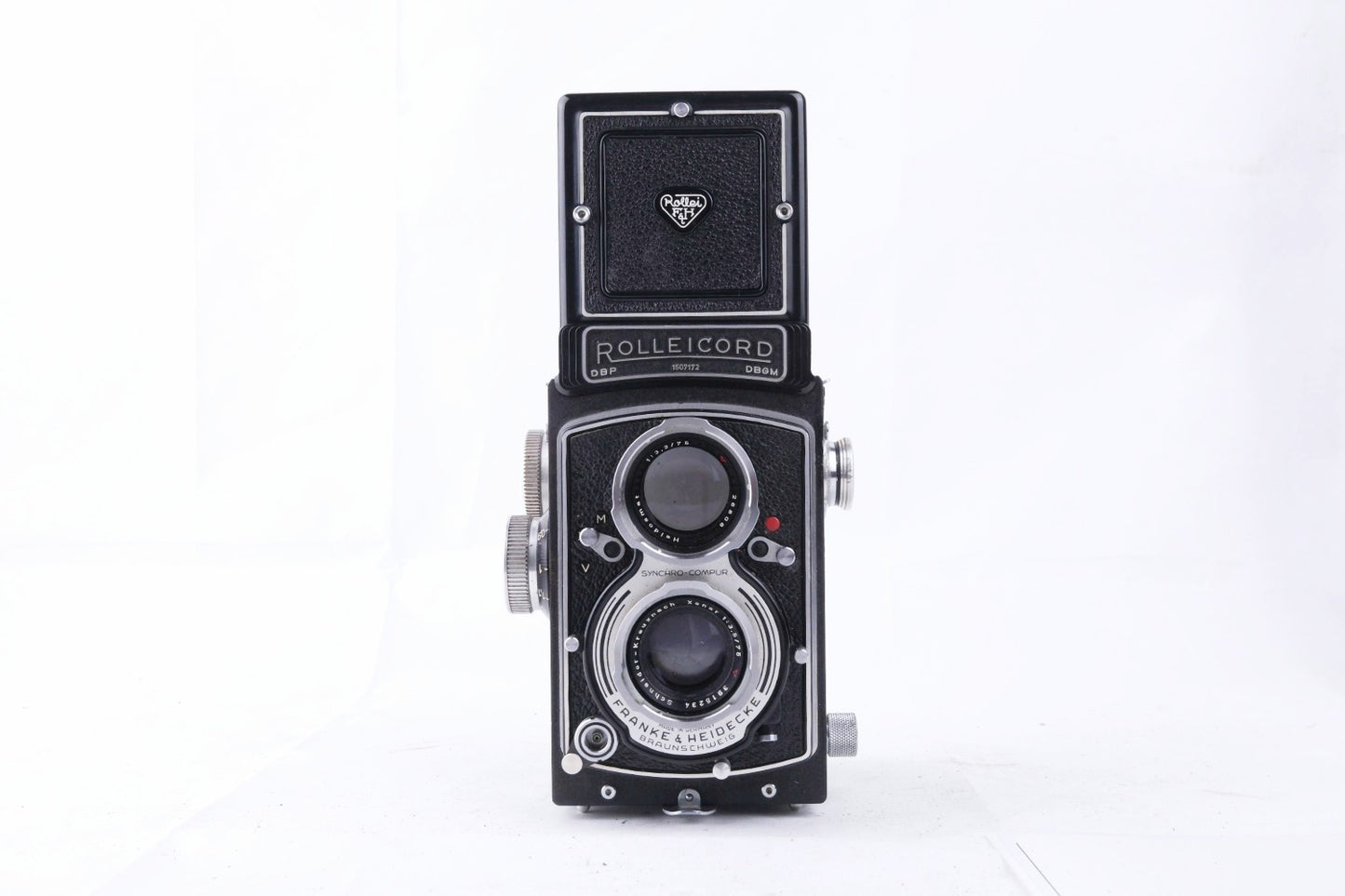 Rolleicord Vb #1507172 – Xenar 75mm – Clean Optics – Leather Case – Japan Welcome