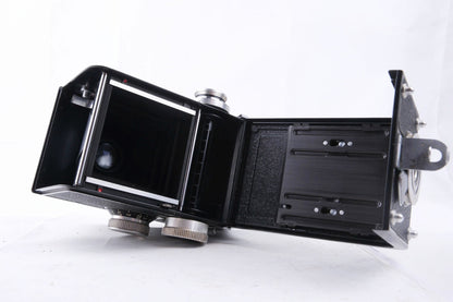 Rolleicord Vb #1507172 – Xenar 75mm – Clean Optics – Leather Case – Japan Welcome