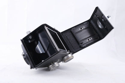 Rolleicord Vb #1507172 – Xenar 75mm – Clean Optics – Leather Case – Japan Welcome