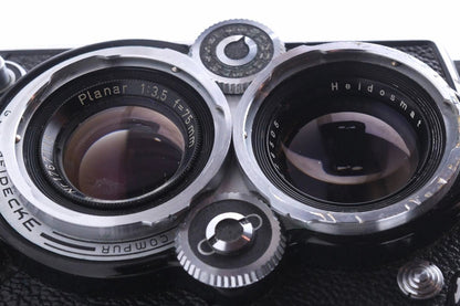 Rolleiflex 3.5C - Carl Zeiss Planar 75 mm f/3.5 - Cellule fonctionnelle