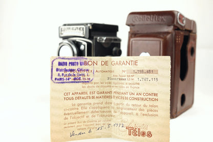 Rolleiflex 3.5C - Carl Zeiss Planar 75mm f/3.5 - Functional cell