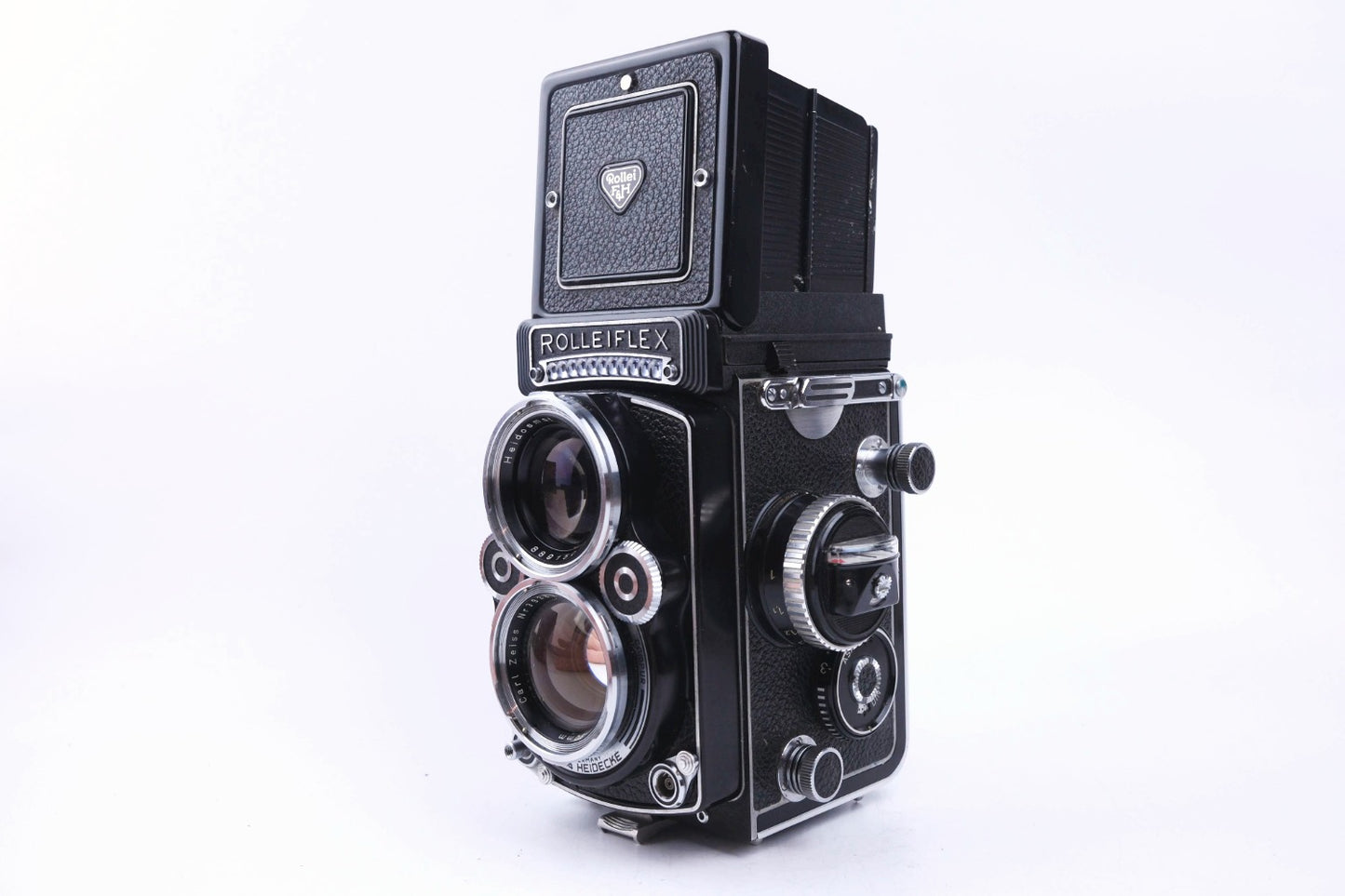 Rolleiflex 2.8F "Telos" - Carl Zeiss Planar 80 mm f/2.8 - dos pour Flat Glass