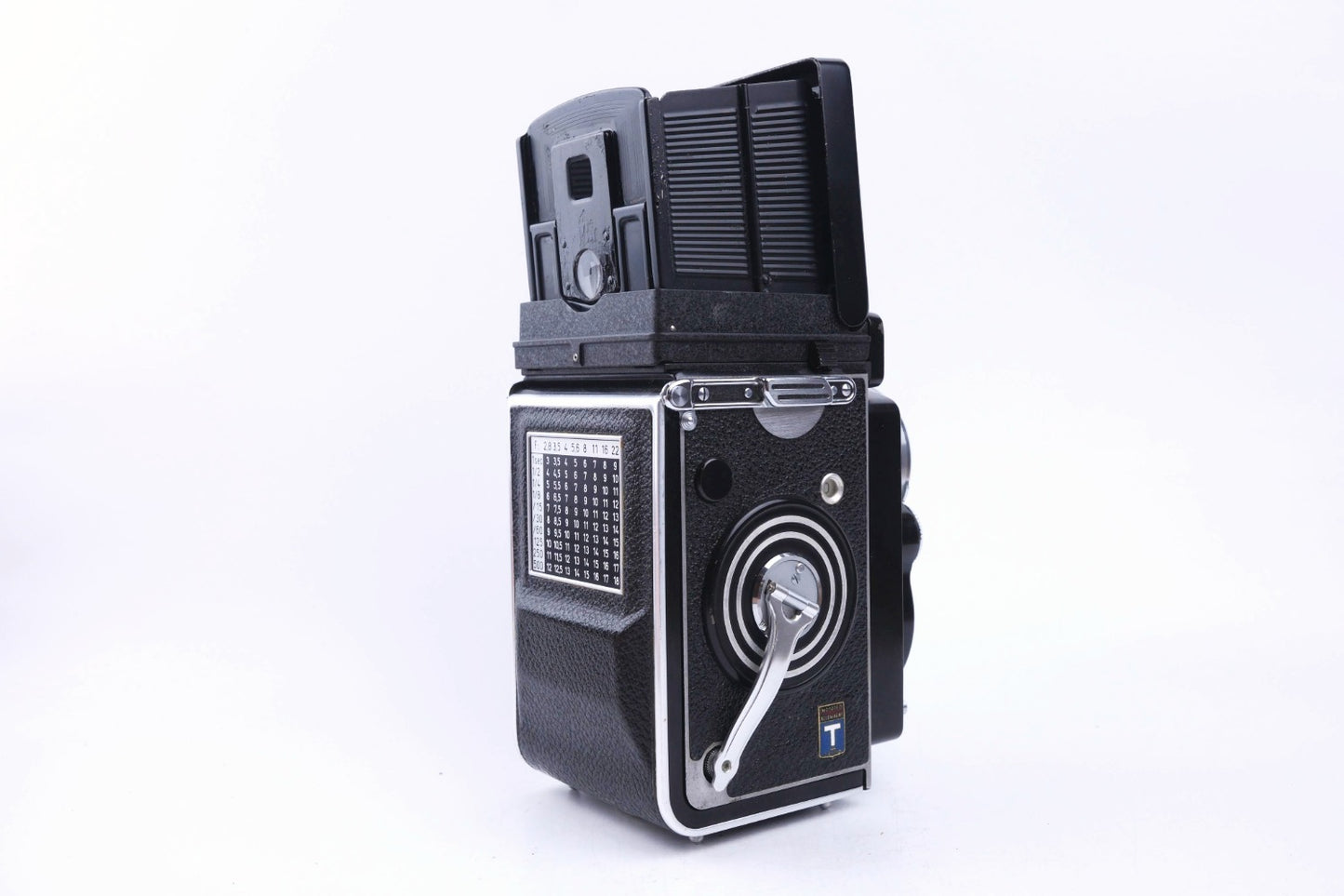 Rolleiflex 2.8F "Telos" - Carl Zeiss Planar 80 mm f/2.8 - dos pour Flat Glass