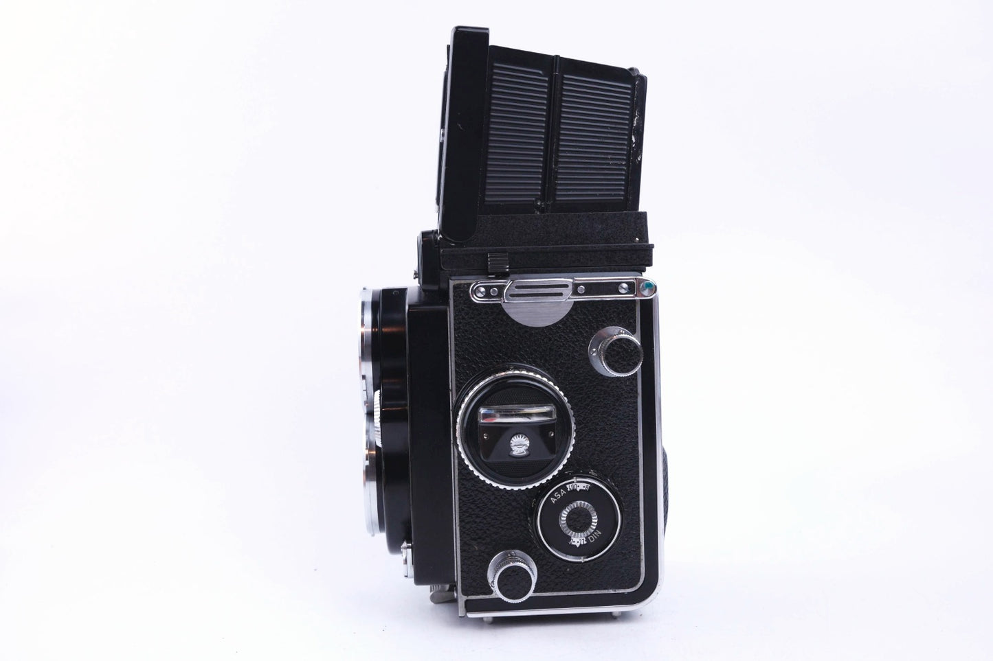 Rolleiflex 2.8F "Telos" - Carl Zeiss Planar 80 mm f/2.8 - dos pour Flat Glass