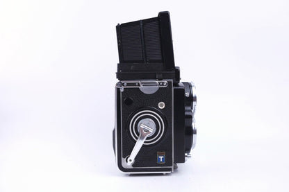 Rolleiflex 2.8F "Telos" - Carl Zeiss Planar 80 mm f/2.8 - dos pour Flat Glass