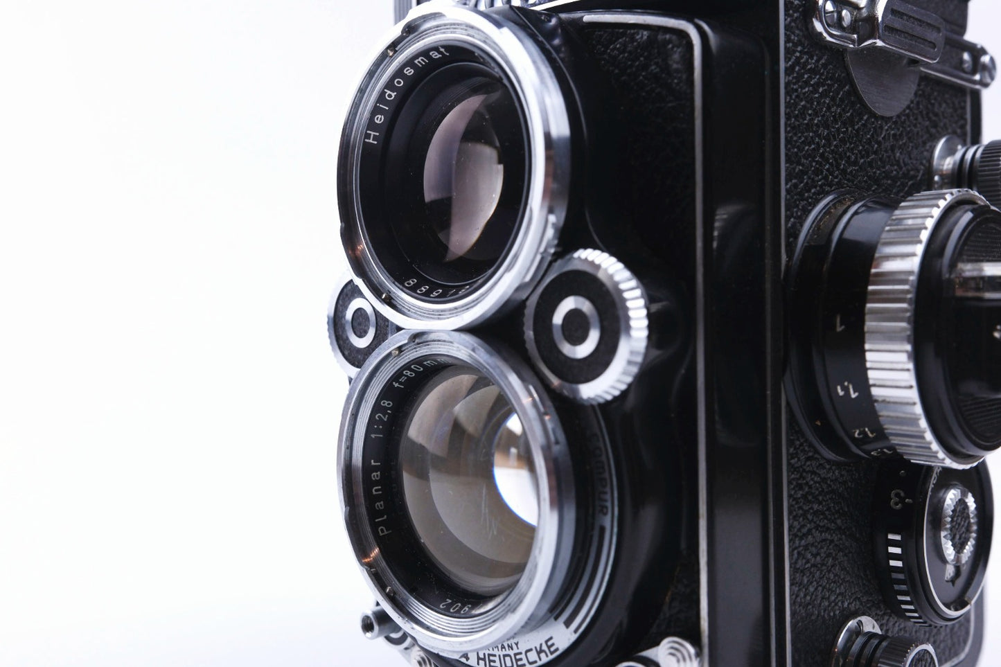 Rolleiflex 2.8F "Tellos" - Carl Zeiss Planar 80 mm f/2.8 - Flat Glass
