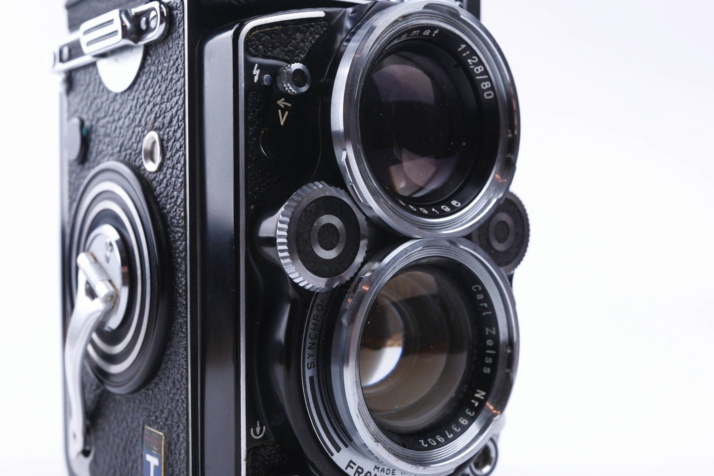 Rolleiflex 2.8F "Tellos" - Carl Zeiss Planar 80 mm f/2.8 - Flat Glass