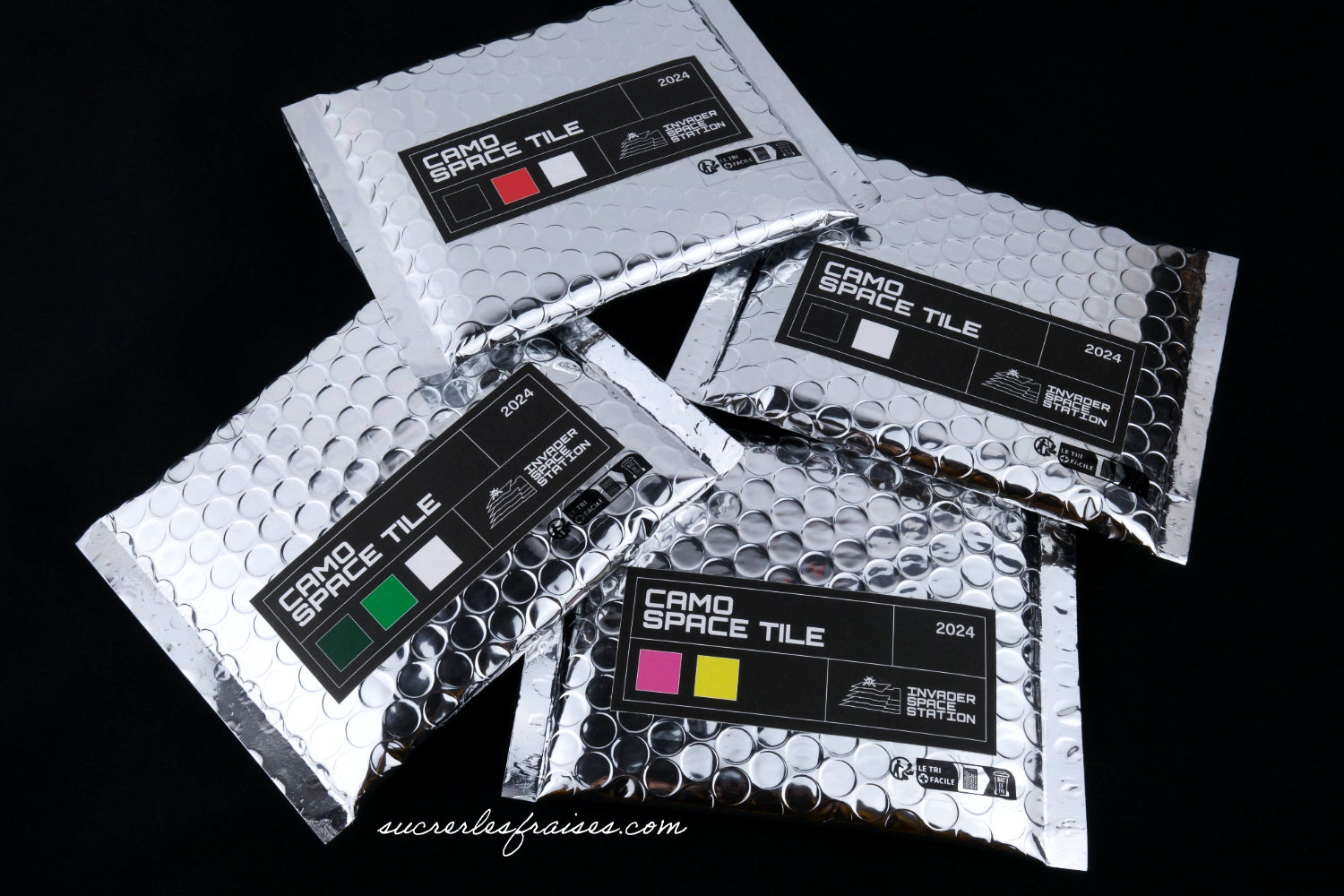 Invader - Camo Space Tiles - Space Invader - Invader Space Station 2024  Paris