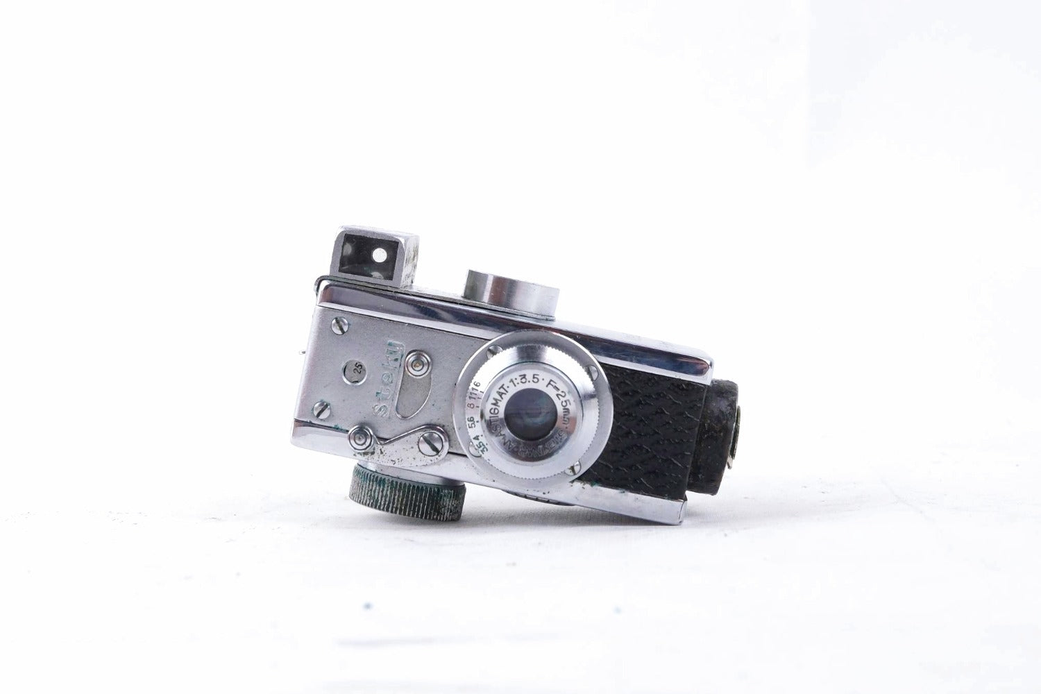 Steky Model III — Stekinar 25mm f/3.5 — 16mm Subminiature — Fonctionnel